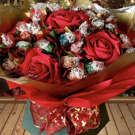 Lindor Chocolate Bouquet (Red/Milk) £25