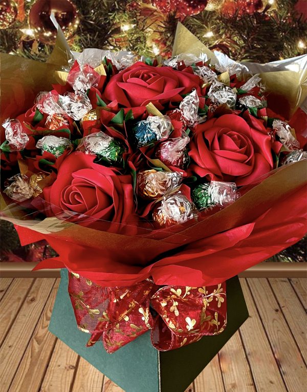 Lindor Chocolate Bouquet (Red/Milk) £25
