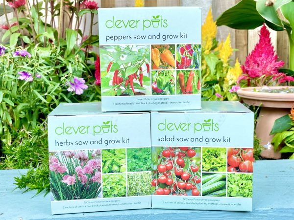 Clever Pots “Sow & Grow” Kit Gift Set